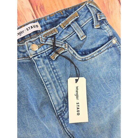 Wrangler X Staud Slim Fit The Everyday Jean Crafted 28 x 32 NWT NEW - Picture 6 of 12